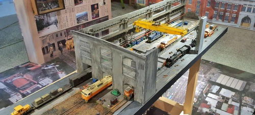 你要是不說,我還真以為這是臺(tái)北的火車整備車間 模型